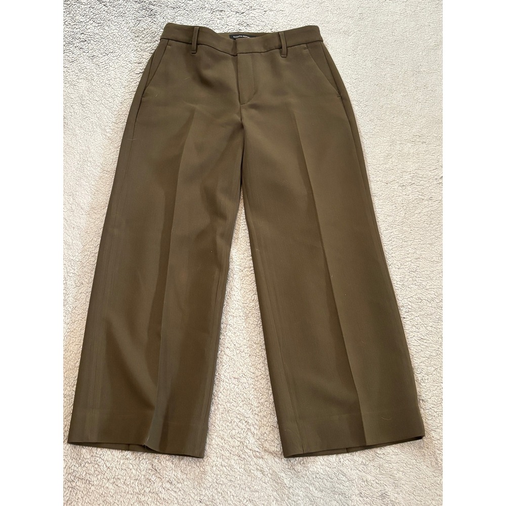 Banana Republic Olive Green Wide Leg Pants